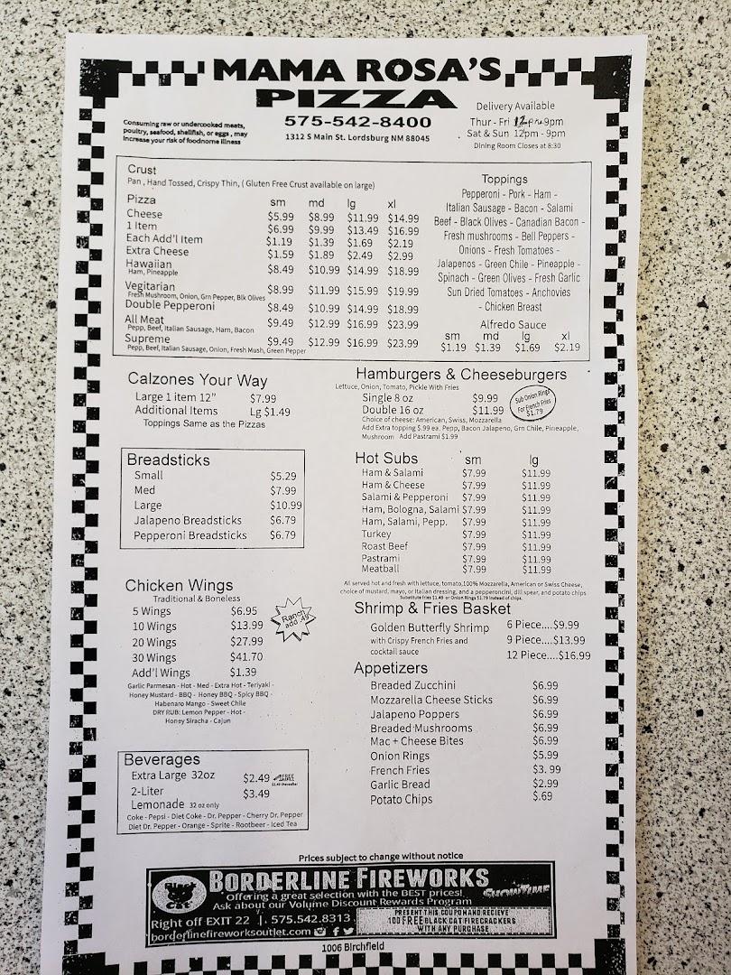 Mama Rosa's Pizza